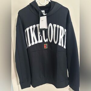 Nike Men’s Heritage Dri Fit Fleece Tennis Pullover Sweatshirt